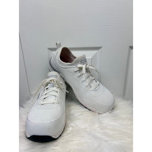 Skechers Men\'s Work Bulkin Balran Comp Toe Sneaker White Size 8.5 Memory Foam main image 7